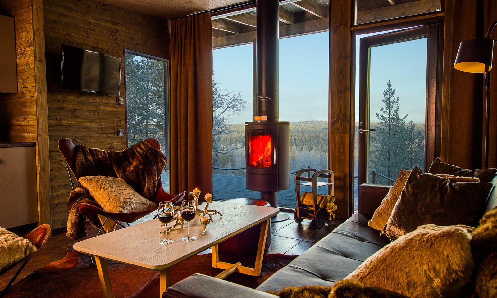 Arctic TreeHouse Hotel Arctic Glass House Lounge