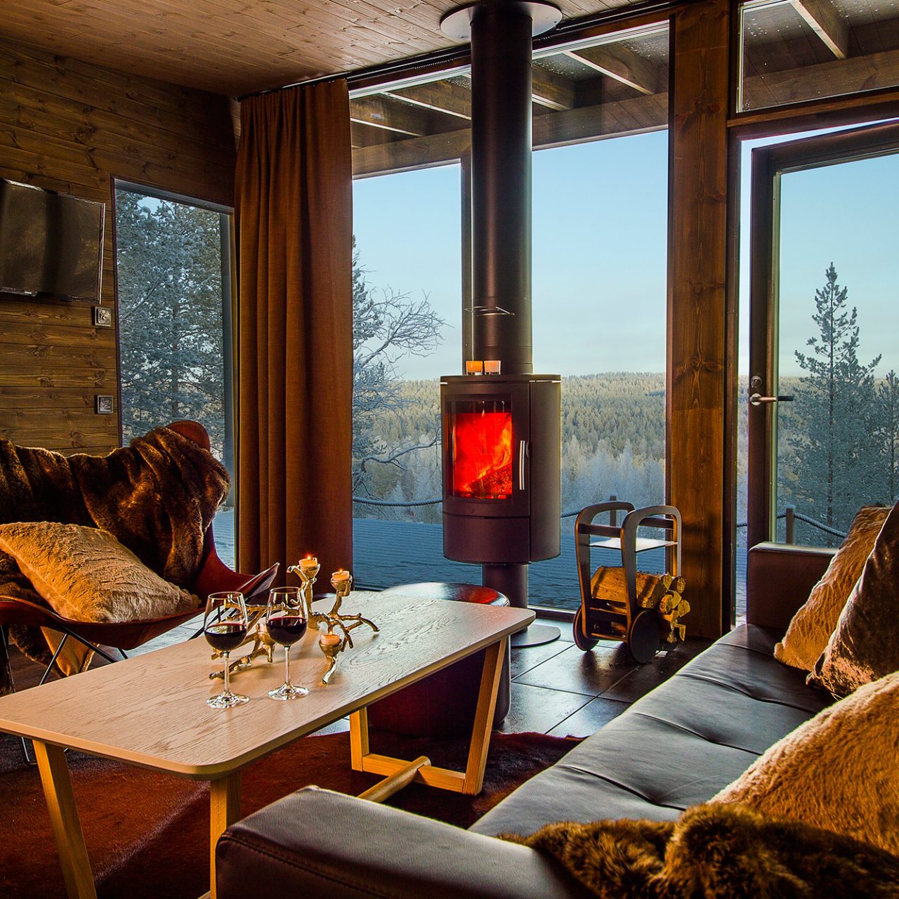 Arctic TreeHouse Hotel Arctic Glass House Lounge