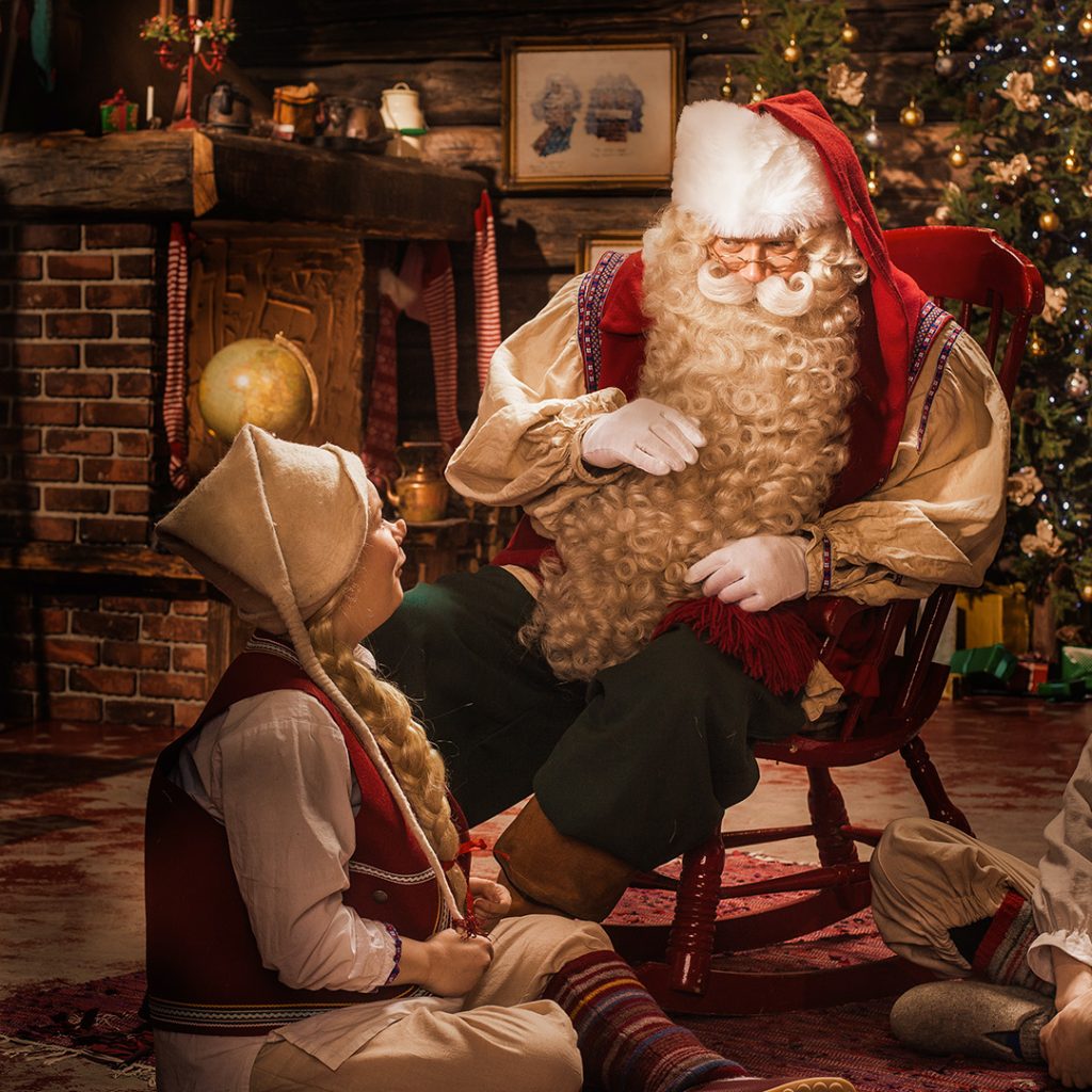 Private meeting with Santa CLaus and his elves at SantaPark - The Home Cavern of Santa Claus