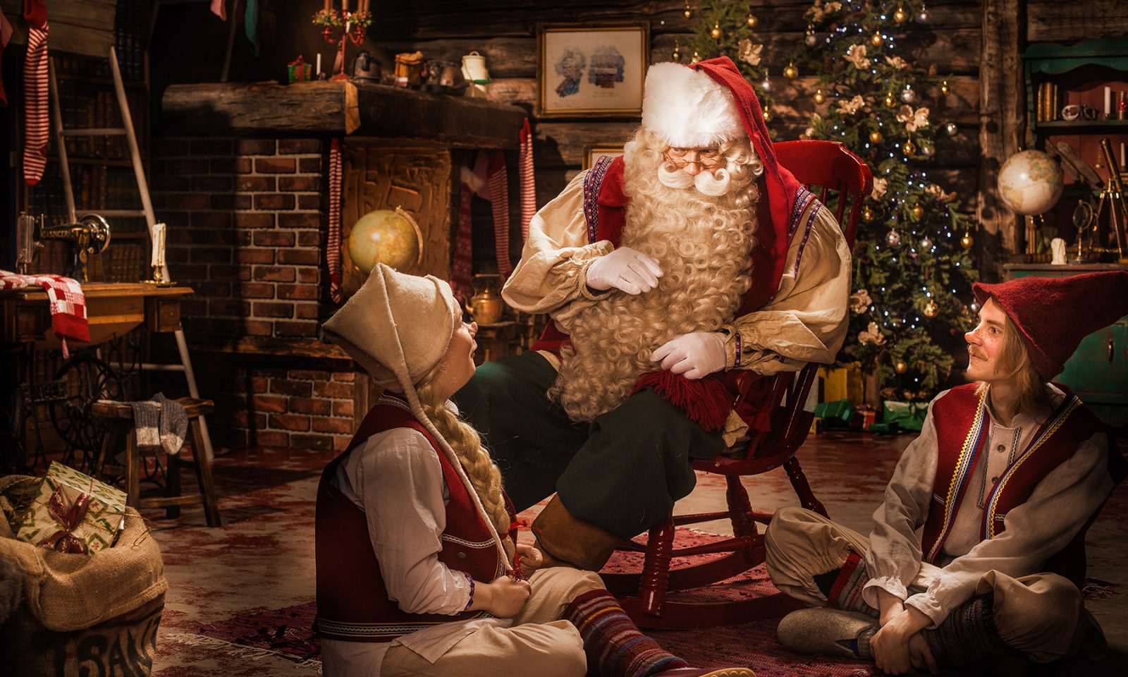 Private meeting with Santa CLaus and his elves at SantaPark - The Home Cavern of Santa Claus