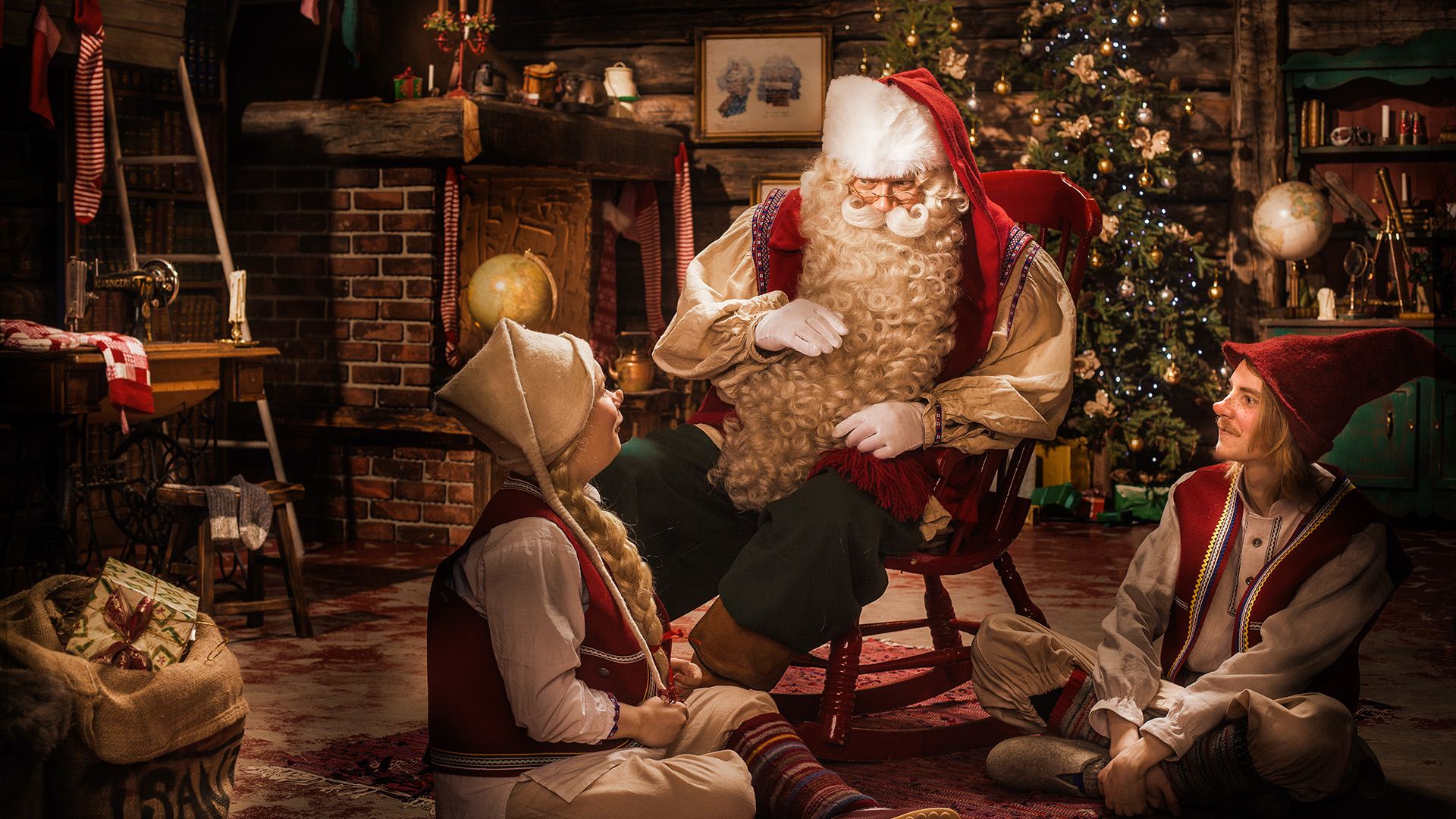 Private meeting with Santa CLaus and his elves at SantaPark - The Home Cavern of Santa Claus