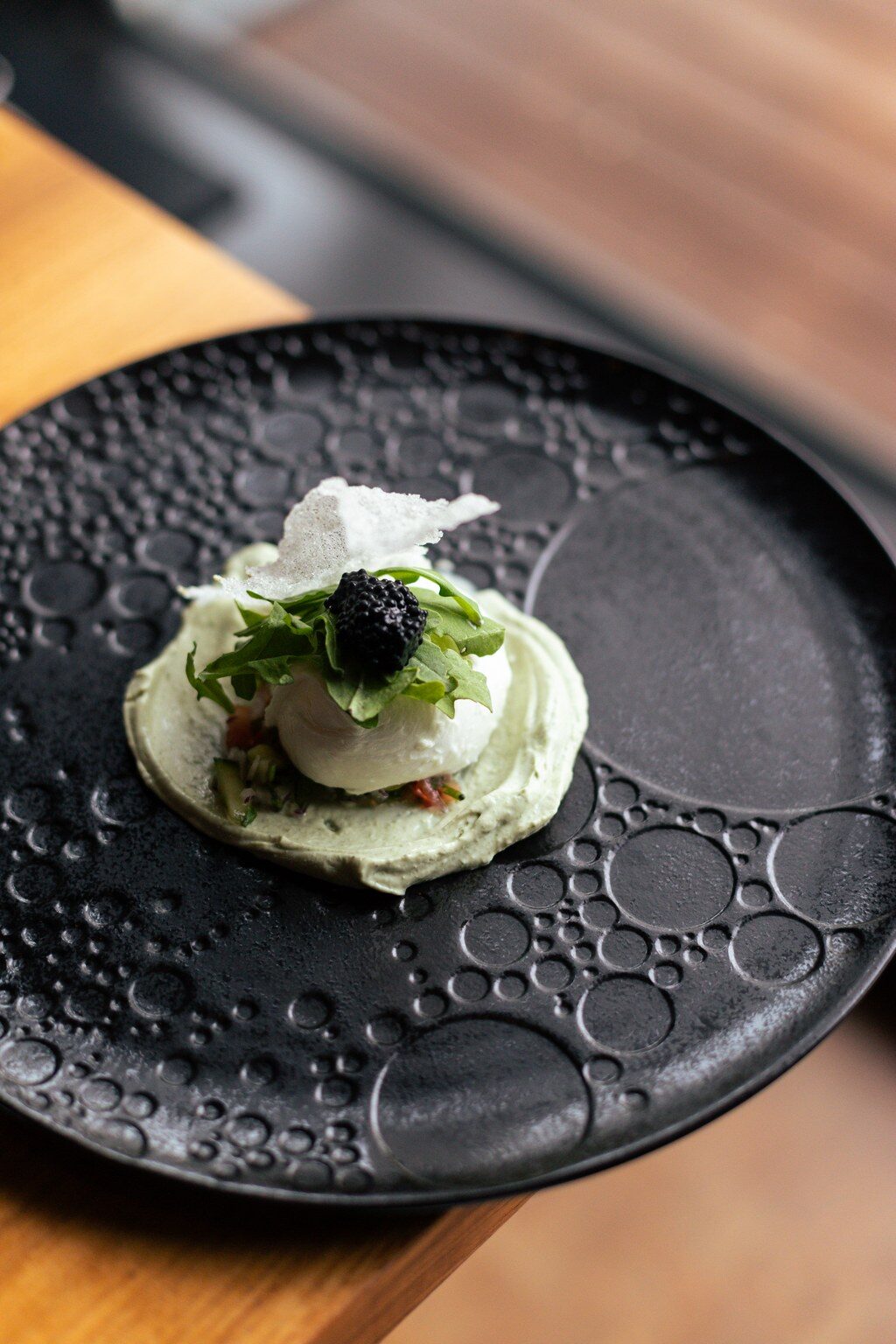 Delicious dish of the 5-course menu at Rakas Restaurant. | Rovaniemi, Finland.