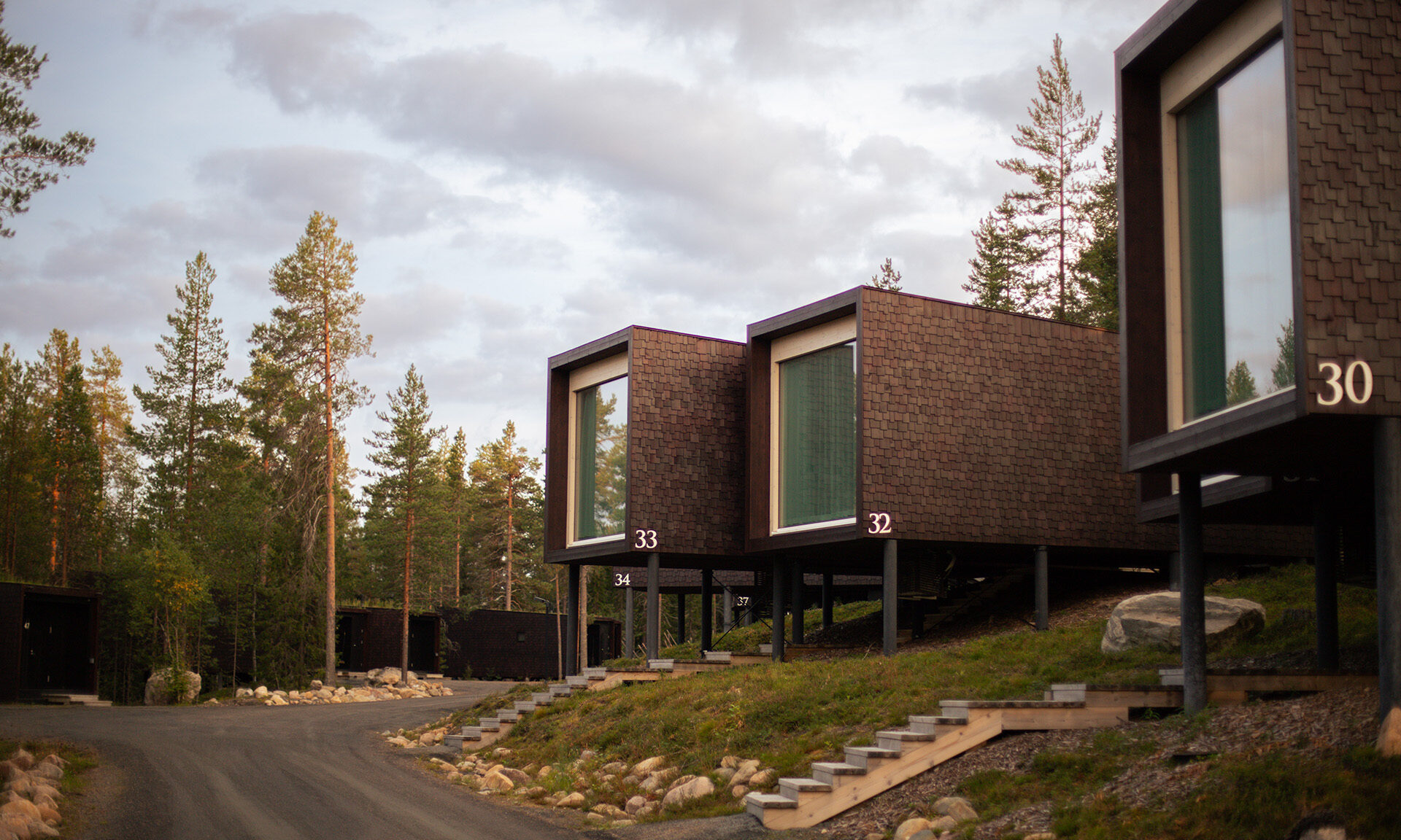 Arctic TreeHouse Suite in August, Rovaniemi, Lapland.